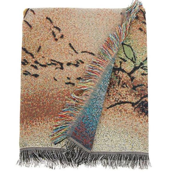 Disney Winnie The Pooh Vintage Pooh Woven Tapestry Throw Blanket NEW - Picture 7 of 7